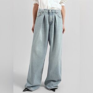 Haikure emerald Blue Candy Jeans made in Italy